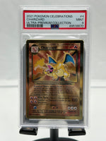 PSA 9 Pokemon Charizard 4 Celebrations Ultra Premium Collection