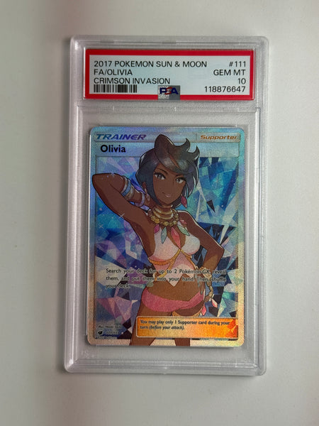 Olivia 111 Crimson Invasion PSA 10