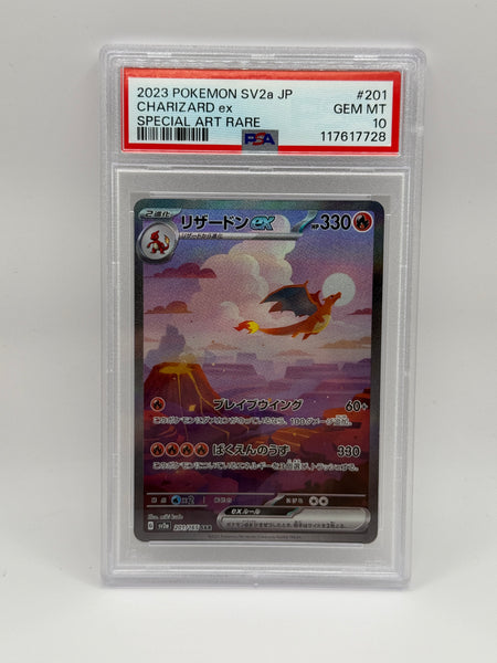 Charizard EX 201 Japanese 151 PSA 10