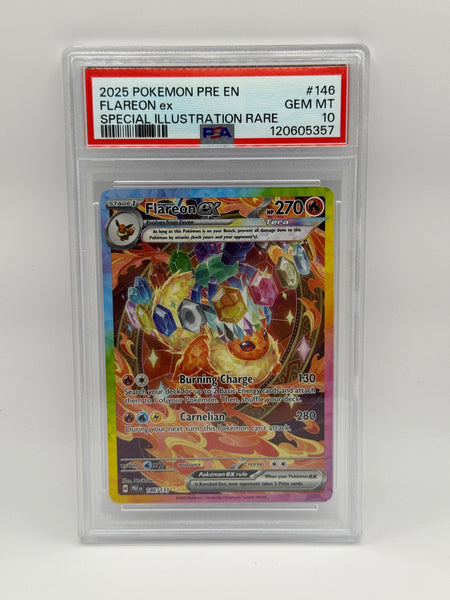 Flareon ex 146 Prismatic Evolutions PSA 10