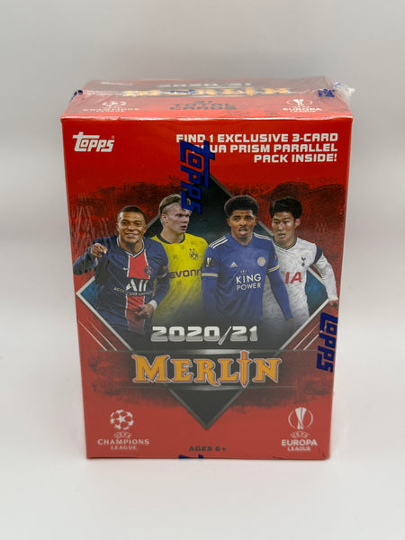 2020-21 Topps Merlin Soccer Blaster Box