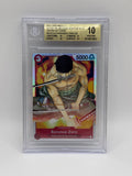 Roronoa Zoroa ST01-013 Super Pre-release BGS 10