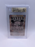 Gol.D.Roger Wanted Poster OP09118 Carrying On His Will BGS 9.5