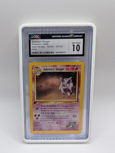 Sabrina's Gengar Holo 14 Gym Heroes 1st Edition CGC 10