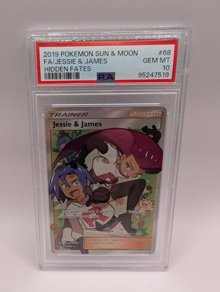Jessie & James 68 Hidden Fates PSA 10