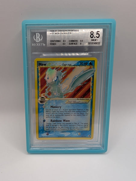 Mew Gold Star Holo 101 EX Dragon Frontiers BGS 8.5