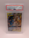 Reshiram & Zekrom GX 222 Cosmic Eclipse PSA 10