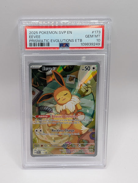 Eevee 173 Prismatic Evolutions ETB Promo PSA 10