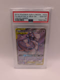 Mewtwo & Mew GX 222 Unified Minds PSA 10