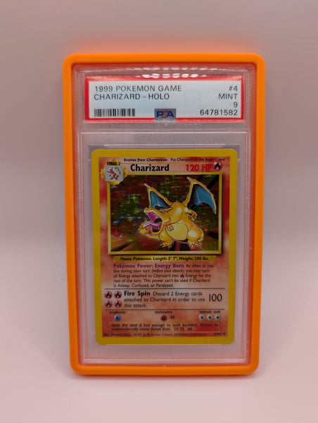 Charizard Holo 4 Base Set PSA 9
