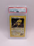Rocket's Zapdos Gym Challenge 1st Edition PSA 9