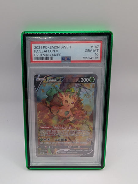 Leafeon V 167 Evolving Skies PSA 10