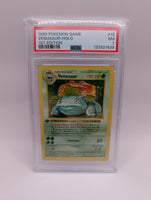 Venusaur 15 Base Set 1st Edition PSA 7