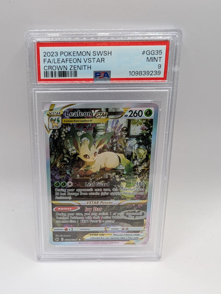 Leafeon VSTAR GG35 Crown Zenith PSA 9
