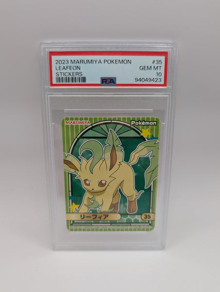 Leafeon 2023 Marumiya Sticker PSA 10