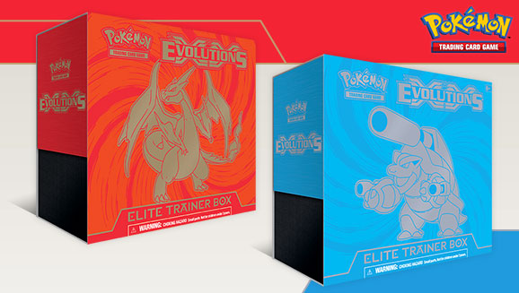 XY Evolutions Elite Trainer Box Set (M Charizard & M Blastoise)