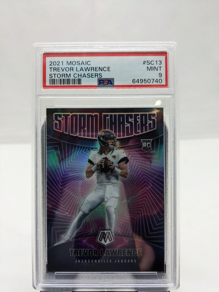 2021 MOSAIC TREVOR LAWRENCE STORM CHASERS [PSA 9]