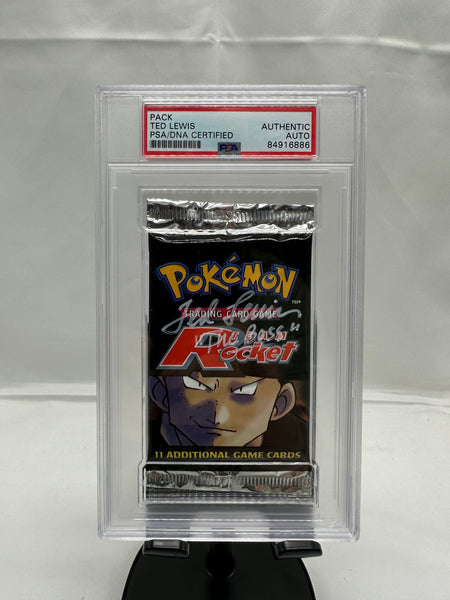 Team Rocket Pack signed by Ted Lewis