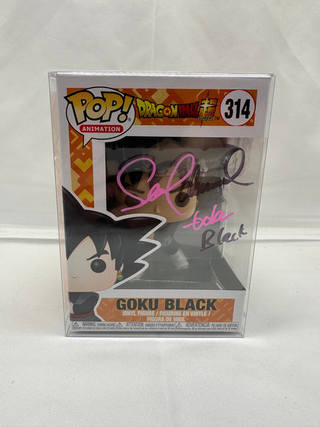 Pop! Goku Black 314 signed by Sean Schemmel